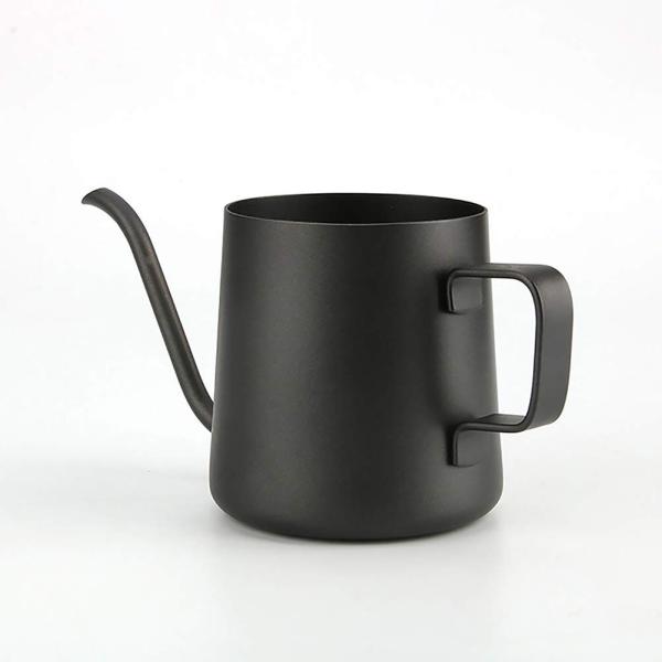 High End Matte Black Gooseneck Kettle Long Mouth Kettle Teapot