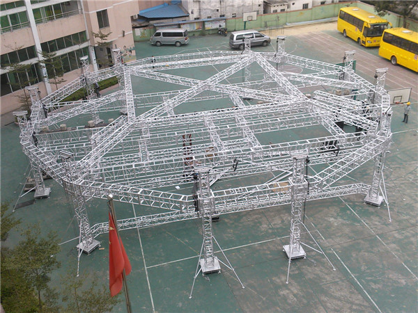 Buy Aluminum Alloy Square Truss Stage Lighting Truss Systems at wholesale prices