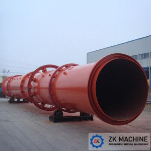 High Temperature Pump Industrial Rotary Dryer , Sewage Sludge Rotary Drying