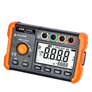 VICTOR 4105A Groundin Resistance tester digital earth tester Insulation