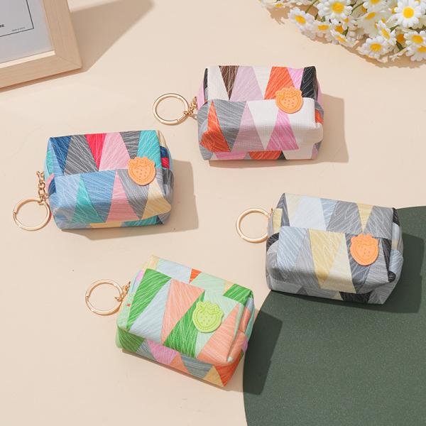 COIN PURSE FEMALE MINI SIMPLE ZIPPER COMPACT KOREAN VERSION STUDENT CUTE GIRL HEART CARD KEY COIN SMALL WALLET