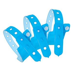 Adjustable Vinyl Event Wristbands Security Festival Custom Bracelets