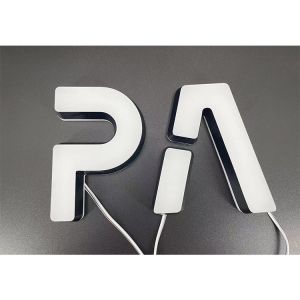 High Quality Luminous Resin Advertising Illuminated Sign 3d Led Letter