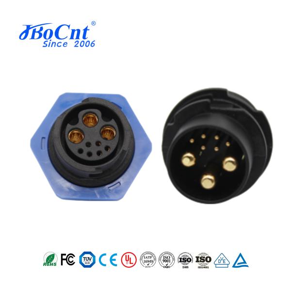 China Waterproof Circular Connectors Electrical Plug Socket IP67 Panel Mount Connector 3+6 Pin on sale China Waterproof Circular Connectors Electrical Plug Socket IP67 Panel Mount Connector 3+6 Pin on sale