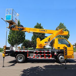 23m telescopic boom aerial work platform truck mounted