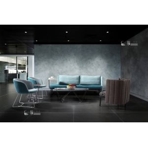 Ergonomic Iron Lobby Seating Furniture Design Sofa 0.25cbm