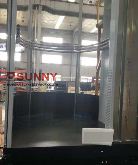 1600kg AC Drive Residential Panoramic Glass Elevator Safety Observation Elevator Lift