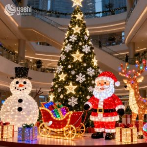 Handmade Christmas Lanterns, Christmas Tree, Santa Claus, Reindeer Outdoor