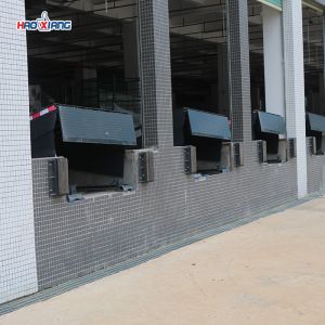 Blue Adjustable Height Loading Dock 10T Shipping Dock Plate