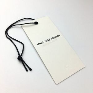 700gsm 0.8mm Thick Personalized Hang Tags Matte Cardstock Debossed