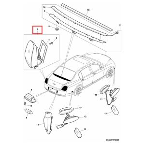 For Bentley Continental Flying Spur 2009-2013 Rear Left Tail Light OEM