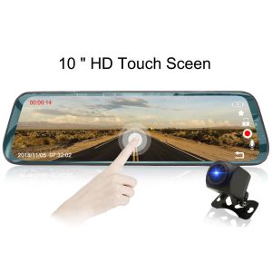 1080P 1O Inch Stream Media Dual Lens Car Video Dash Camera