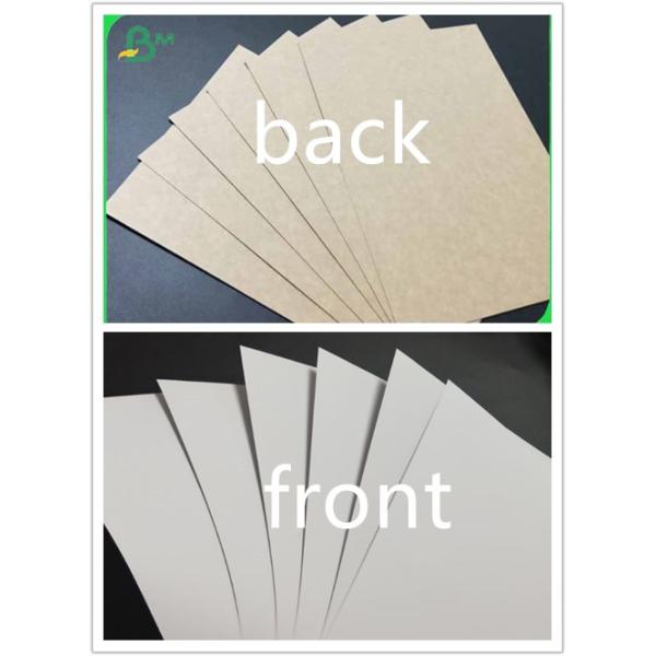 Wood Packing Box Material White with Brown Back Food Grade Kraft Paper FSC SGS Wood Packing Box Material White with Brown Back Food Grade Kraft Paper FSC SGS