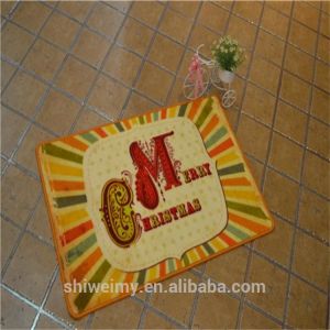 2016 new cartoon Christmas tree design kids play rug mat