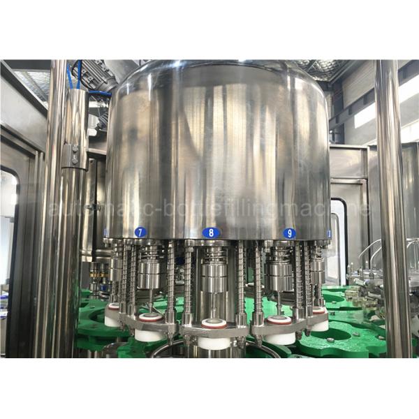 SGS 4000BPH 4.23kw Juice Bottle Filling Machine Integrated Washing Capping