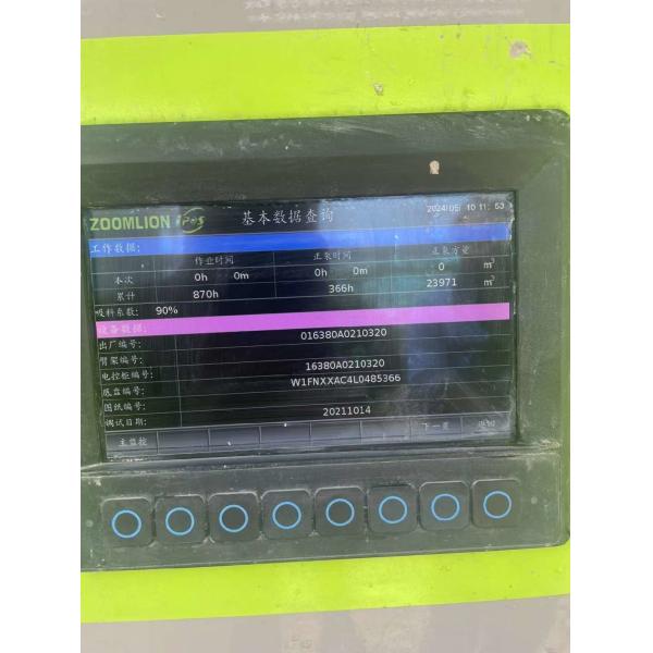 21 Zoomlion Concrete Pump Truck 59 Meters Using Mercedes-Benz Chassis