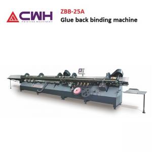 China 380V Glue Book Binding Machine Notebook Binding Machine With Spine Taping on sale