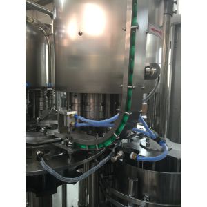 Industrial Soda Water Filling Machine / Sparkling Water Processing Equipment