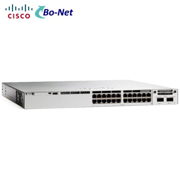 Catalyst 9300 24 Port POE Gigabit Cisco Ethernet Switch C9300-24P-A 16MB Flash