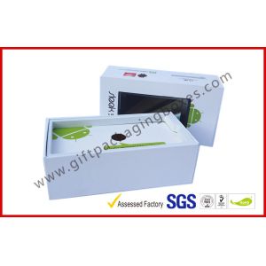 Quality White Cardboard Gift Boxes / Phone Case Box With C1S Paper Materials , Glossy Lamination for sale