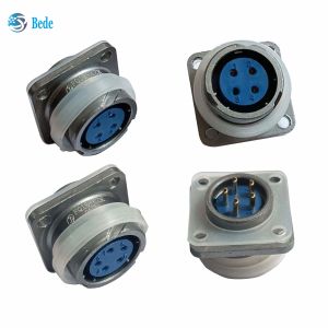 FQ 18 Series Waterproof Military Industry Connectors 2~7Pins and 12Pins