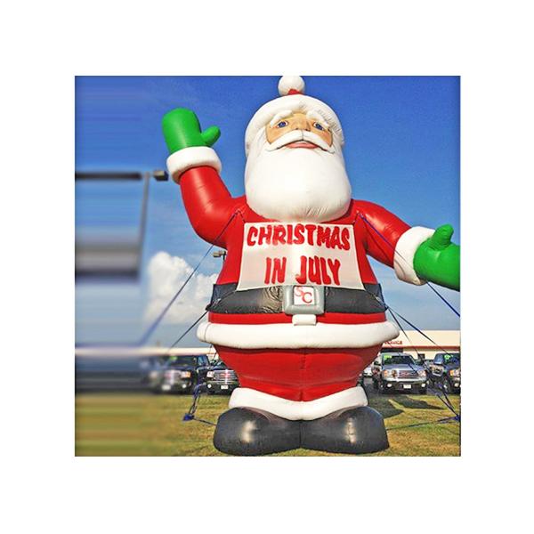 Buy Giant Inflatable Santa Claus , Christmas Festival Use Inflatable Cartoon Characters at wholesale prices