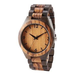 China Japan Miyota Quartz Natural Wood Watches Quartz Digital Watch on sale