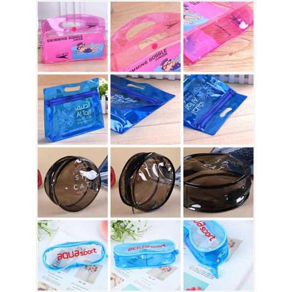 Frosted Zipper Slider Pvc Packaging Phone Cover Case Bag With Gold Logo