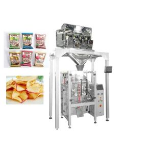 Chips Multihead Weigher Packing Machine Electric Driven PLC Control