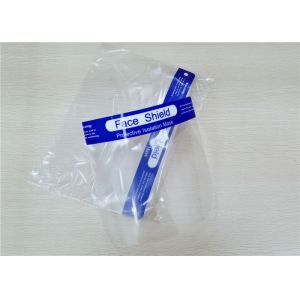 Windproof Disposable Face Shield , Safety Face Shield Transparent Color