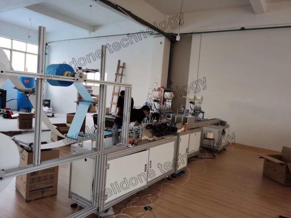 Buy Disposable Face Mask Making 100pcs/Min Auxiliary Equipment at wholesale prices