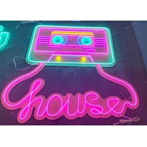 Transparent Acrylic 200cm EU Plug LED Neon Signs