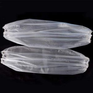 Waterproof Disposable Arm Sleeves With Elastic End / Protective Oversleeves Arm