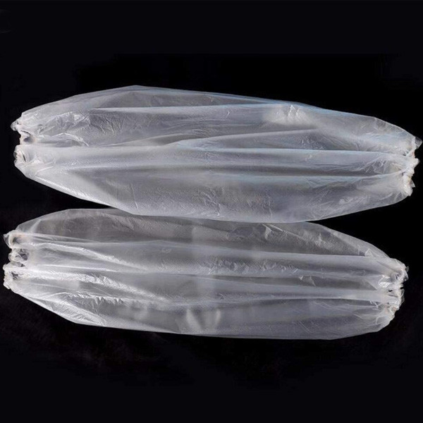 Waterproof Disposable Arm Sleeves With Elastic End / Protective Oversleeves Arm