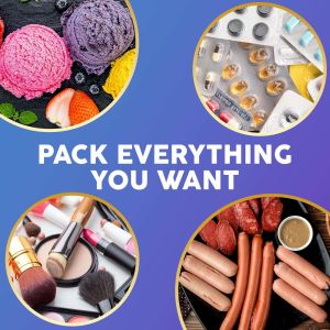 Disposable Metallic Aluminium Foil Hot Cold Thermal Insulated Bubble Cooler