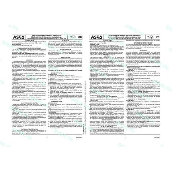 ASCO C131606 Diaphragm Repair Kit Suitable for SCE238D004 SCE238D009 Water Valve Diaphragm NBR/VITON