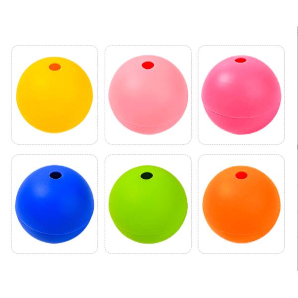 S M L Size Silicone Ice Ball for Sustainable Whiskey Single Hole Design Printable Logo