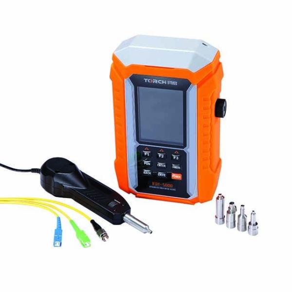Buy Orange Color FTTH Fiber Optic Power Meter All In One With 3.5" Screen at wholesale prices