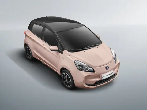 55kw High Speed Electric Car with 301km Driving Range and 3770*1650*1570mm Dimensions