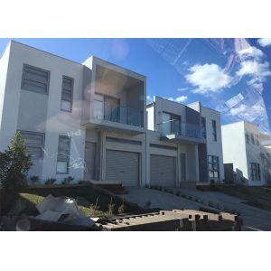 Australian Standard Glass Windows Metal Security Door Prefab Steel House Villas