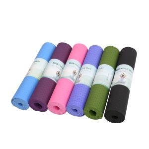Gymnastics Yoga Exercise Equipment Eco Friendly Tpe Yoga Mat