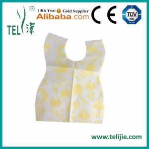 embossed laminated 24.5x34.5 Disposable Paper Bibs