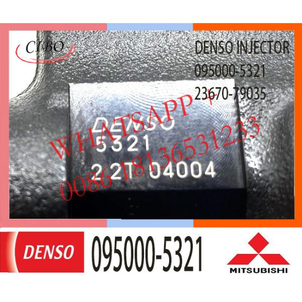 Diesel fuel injection common rail injector 095000-5321 for HINO TRUCK N04C