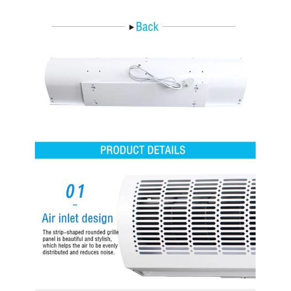 Natural Wind Door Air Curtain 0.9m 1m 1.2m 1.5m 1.8m