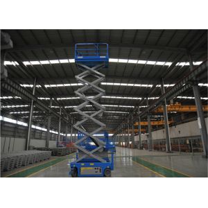 Energy Saving Mobile Scissor Lift Zero Emission Eco Friendly Electric Operation