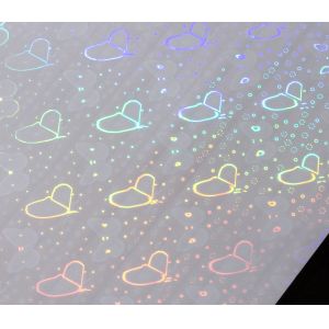 A4 Self Adhesive Transparent Holographic PP PVC Cold Lamination Film