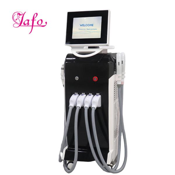 Buy LAFO 4 In 1 OPT + IPL+ Rf+ Nd YAG Permanent hair removal laser Tattoo Removal Skin Rejuvenation beauty machine 4 handles at wholesale prices