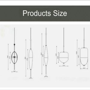 Modern Designer Stair Led Acrylic Pendant Lighting Chandeliers