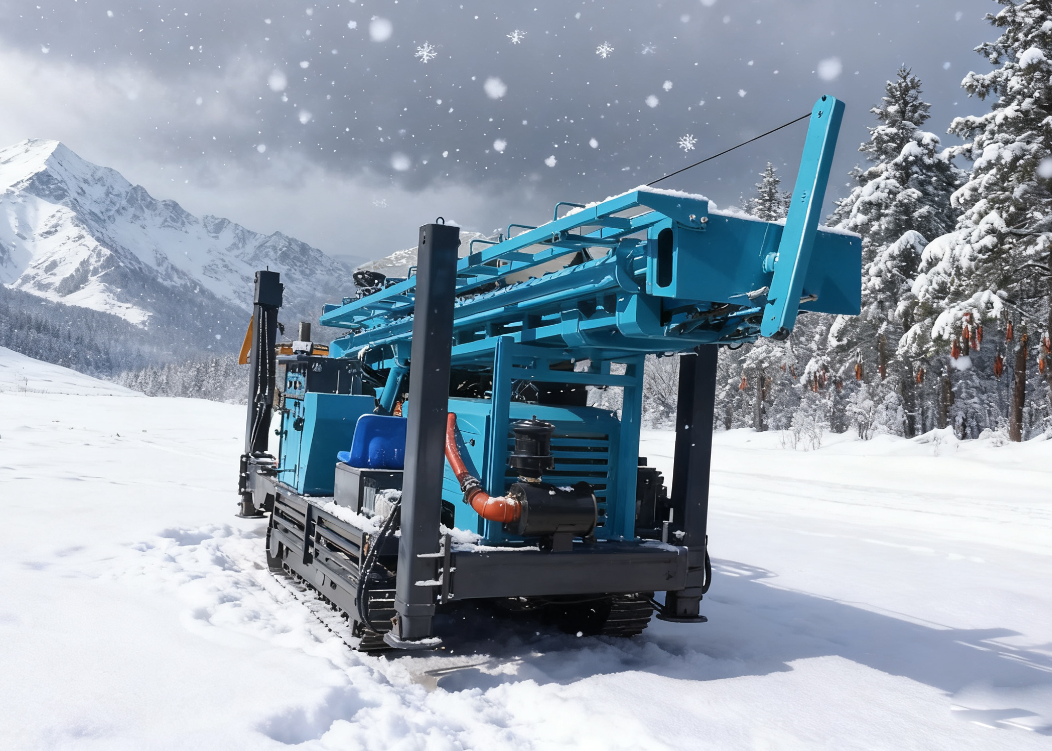 Efficient Mountain Rock Drilling Machine With Multiple Specifications