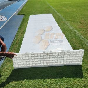 Quality Outdoor Temporary Grass protection Interlocking Roller Tent Flooring Plastic PP Flooring for sale